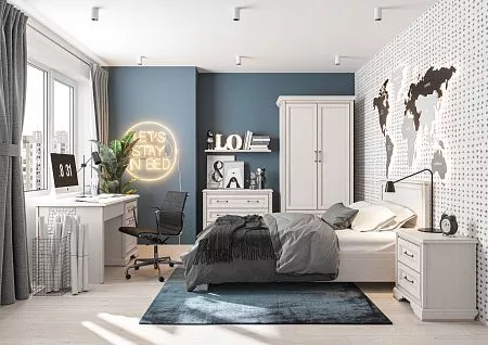 Большая картинка Спальня | Кровати | СТИЛИУС Кровать LOZ120х200 Мебель ☆ IDEA в Севастопол | BRW, Брест detail