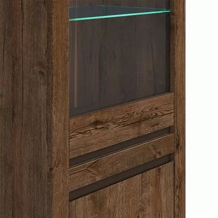 Большая картинка Шкафы и стеллажи | Шкафы с витриной | КАДА Шкаф REG1W1D с подсветкой Мебель ☆ IDEA в Севастопол | BRW, Брест detail