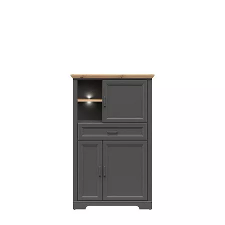Большая картинка Шкафы и стеллажи | Шкаф комбинированный | ЖАСМИН Шкаф REG3D1S с подсветкой Мебель ☆ IDEA в Севастопол |  detail