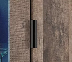 Большая картинка Шкафы и стеллажи | Шкафы с витриной | ОСТИН Шкаф REG1W1D с подсветкой Матера / Дуб гранж колониальный Мебель ☆ IDEA в Севастопол | BRW, Брест detail