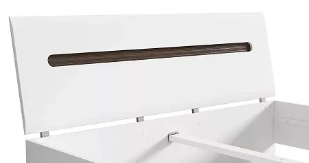 Большая картинка Спальня | Кровати | АЦТЕКА Кровать LOZ160x200 с подъемным механизмом (Белый блеск) Мебель ☆ IDEA в Севастопол | BRW, Брест detail