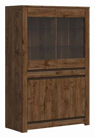 Большая картинка Шкафы и стеллажи | Шкафы с витриной | КАДА Шкаф REG2W2D Мебель ☆ IDEA в Севастопол | BRW, Брест detail