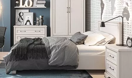 Большая картинка Спальня | Кровати | СТИЛИУС Кровать LOZ120х200 Мебель ☆ IDEA в Севастопол | BRW, Брест detail